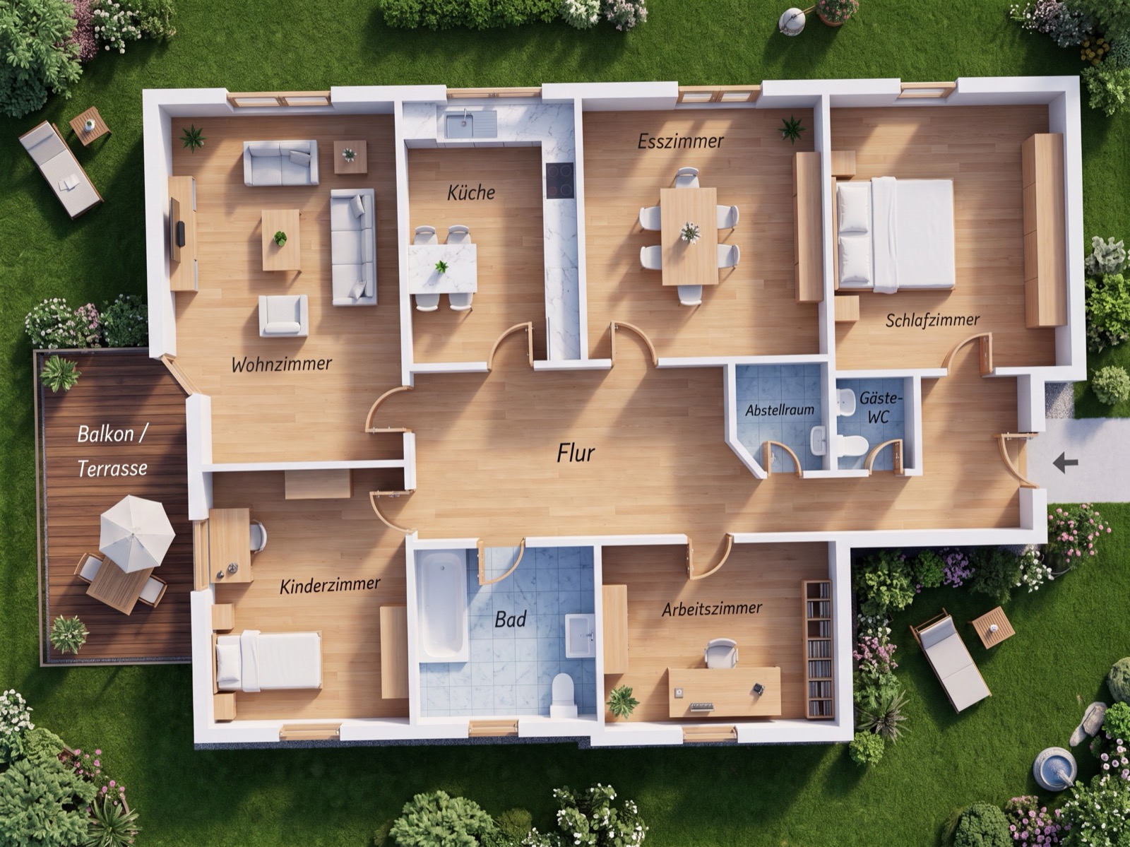 3D floor plans — AI result